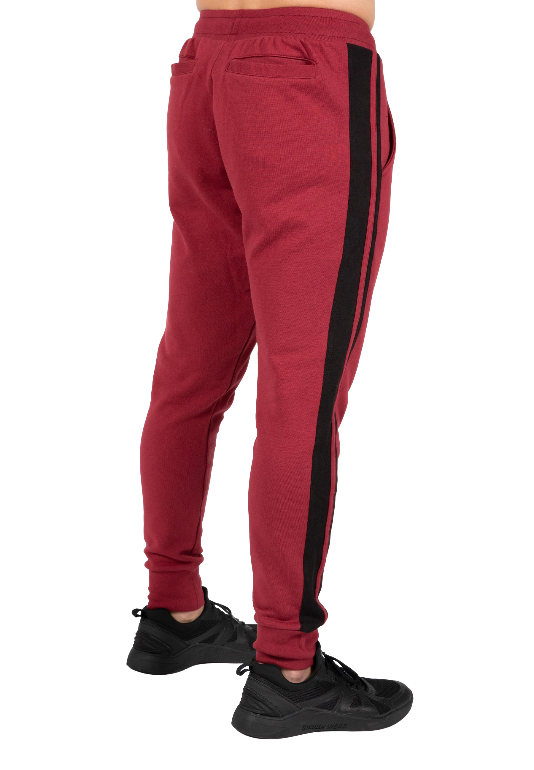 Banks Sweatpants - Burgundy Red/Black