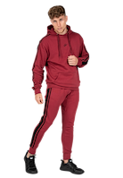 Banks Sweatpants - Burgundy Red/Black