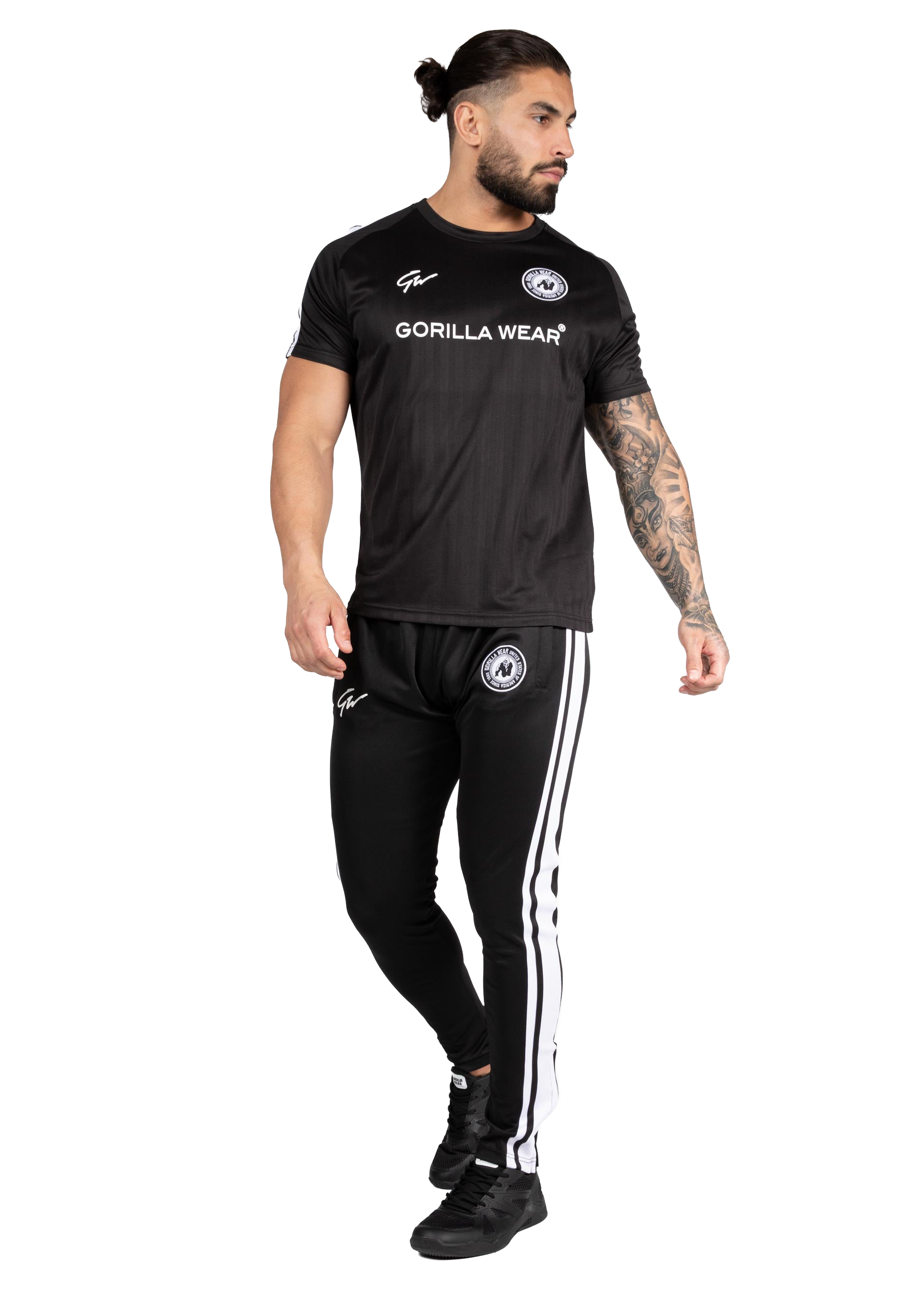 Stratford Track Pants - Black – Gorilla Wear USA