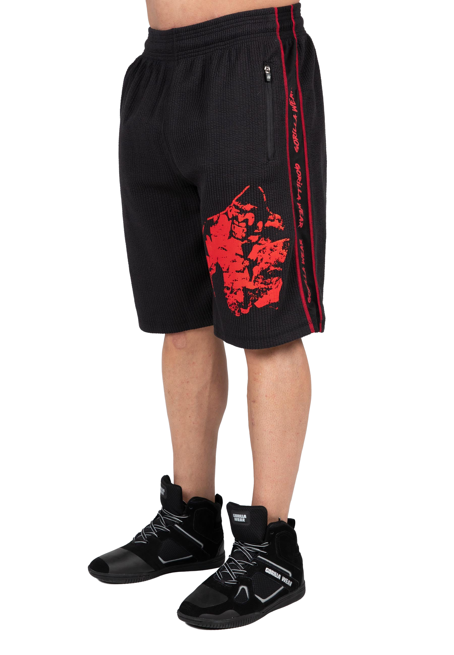 Buffalo Old School Shorts - Black/Red