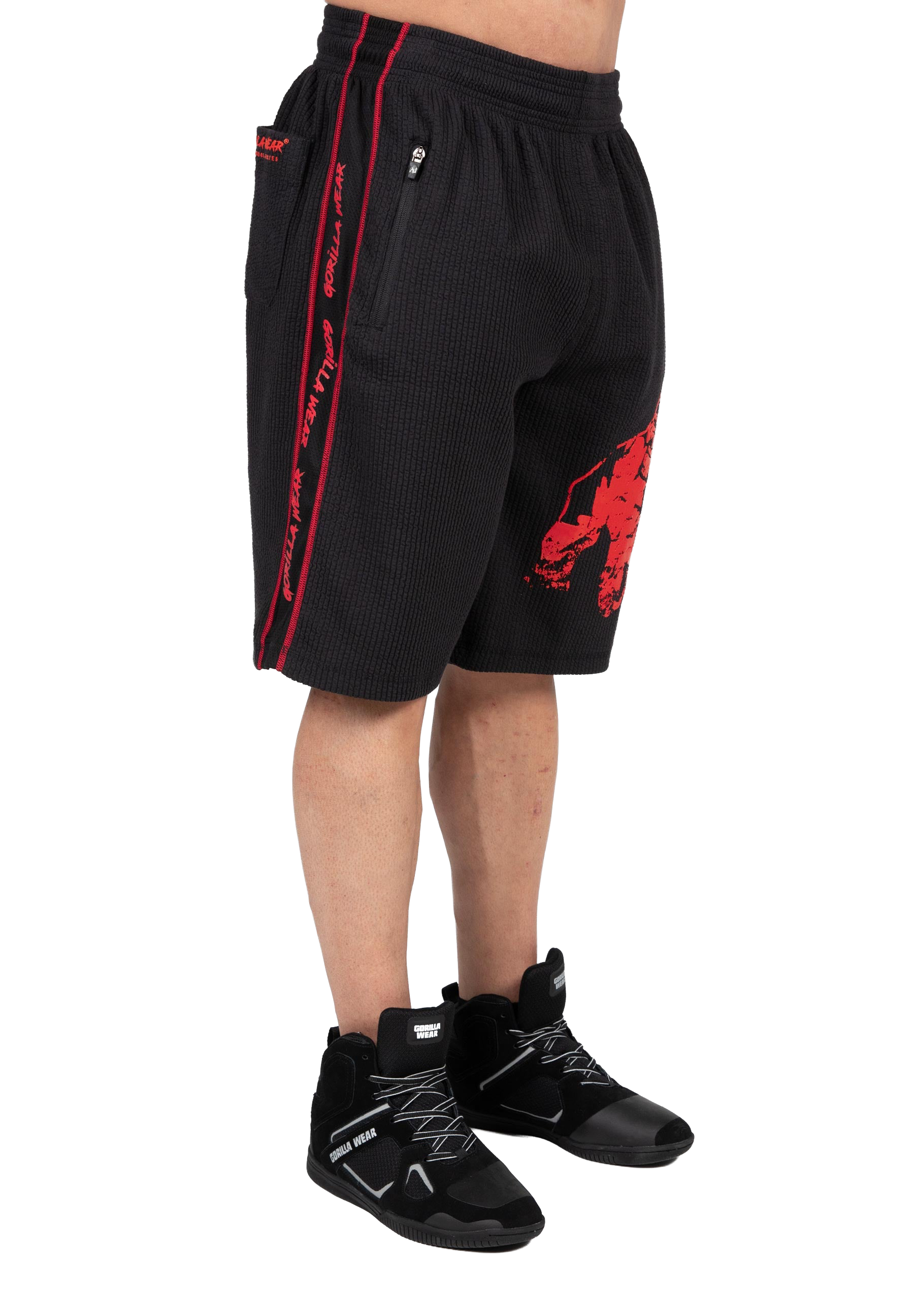 Buffalo Old School Shorts - Black/Red