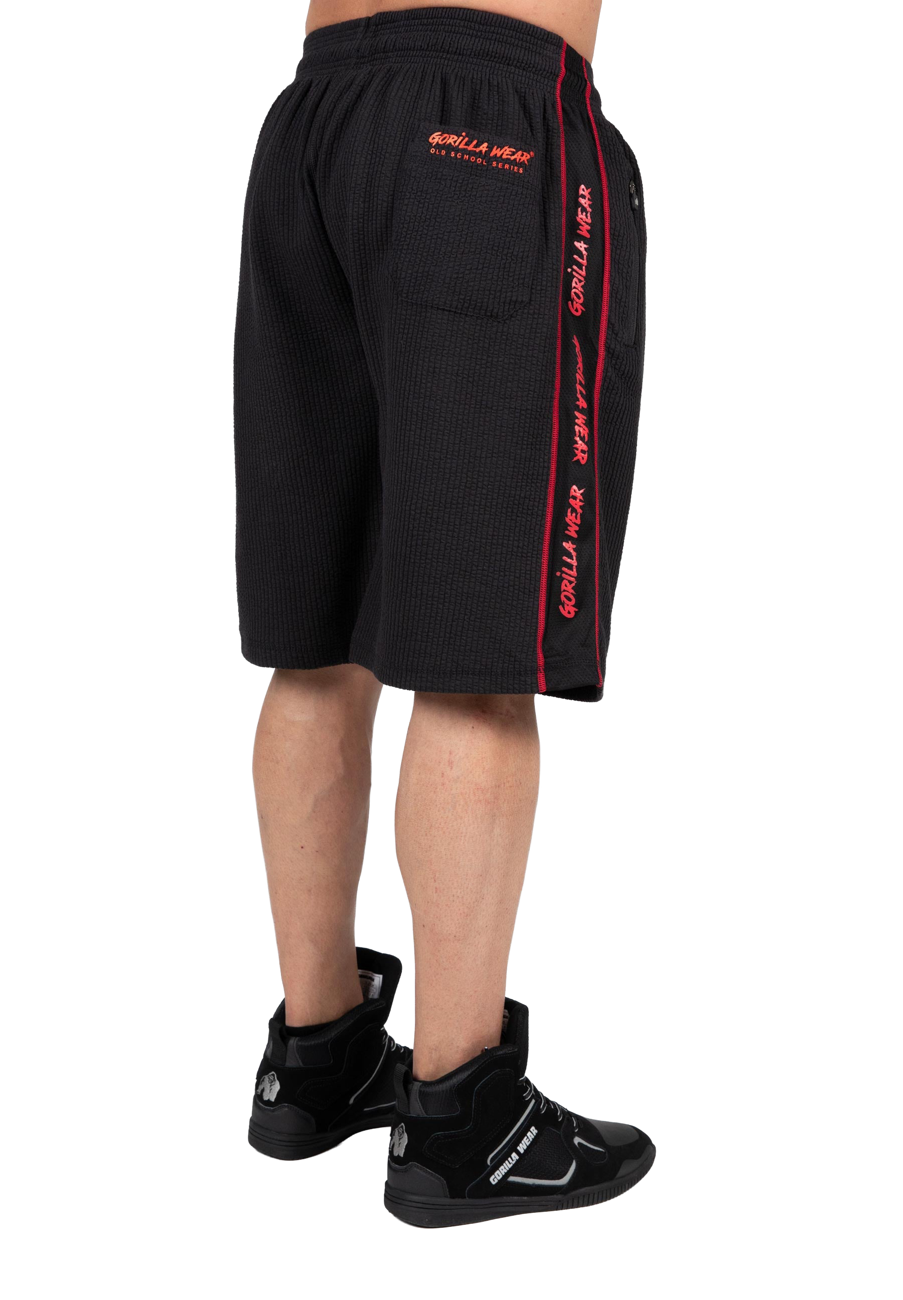 Buffalo Old School Shorts - Black/Red
