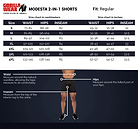 Modesto 2-In-1 Shorts - Black