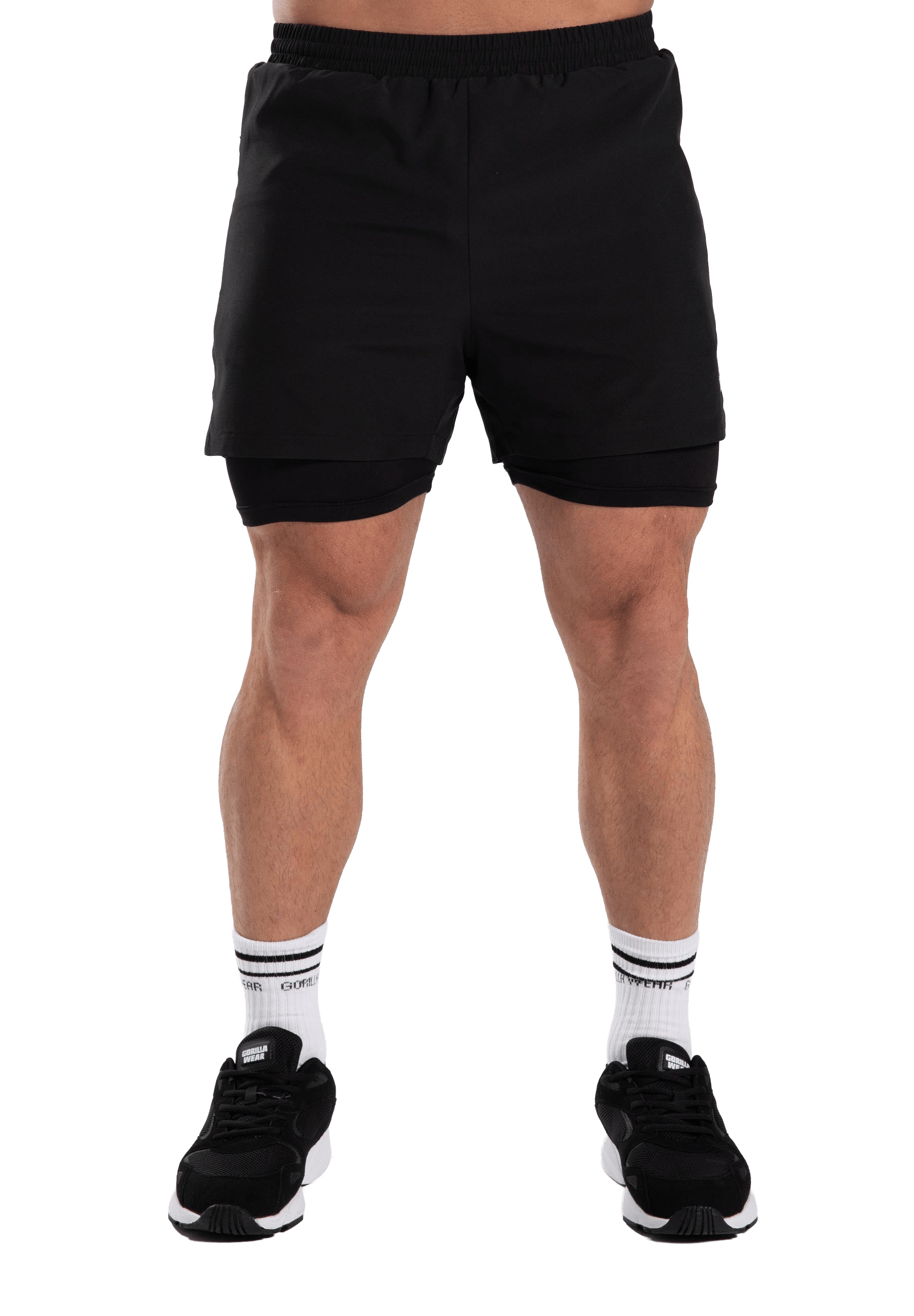 Cortez 2-in-1 Shorts - Black