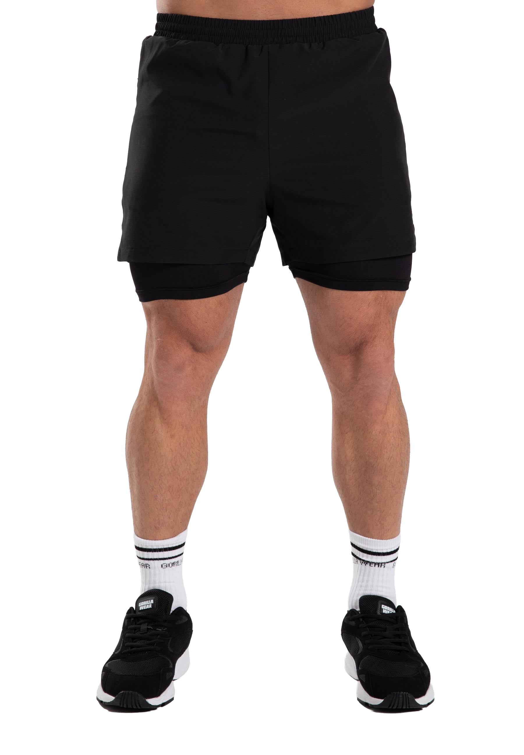 Cortez 2-in-1 Shorts - Black