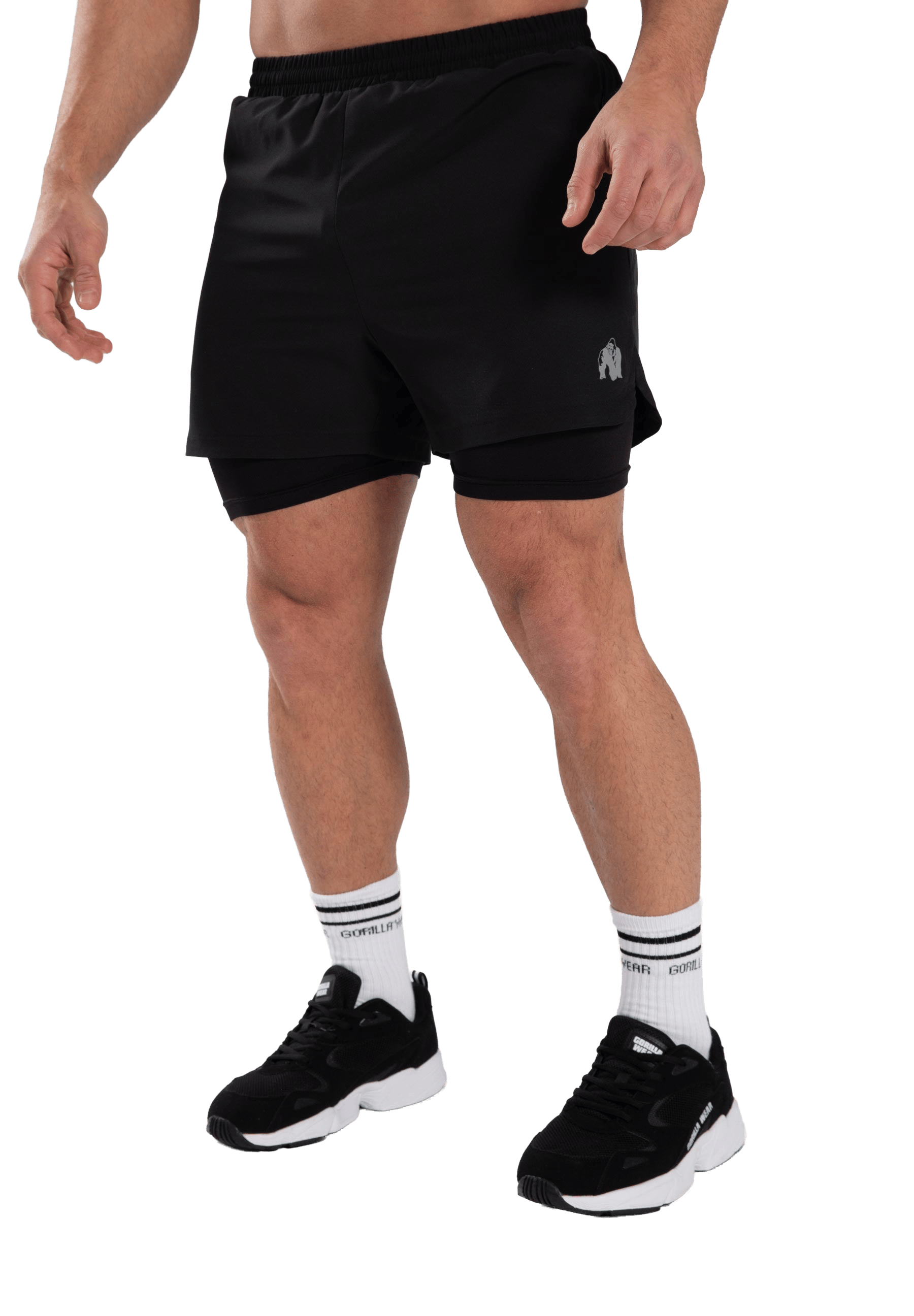Cortez 2-in-1 Shorts - Black