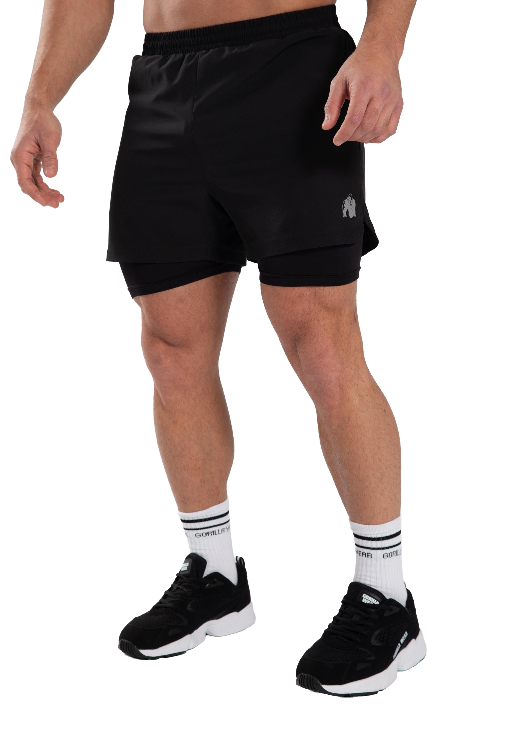 Cortez 2-in-1 Shorts - Black