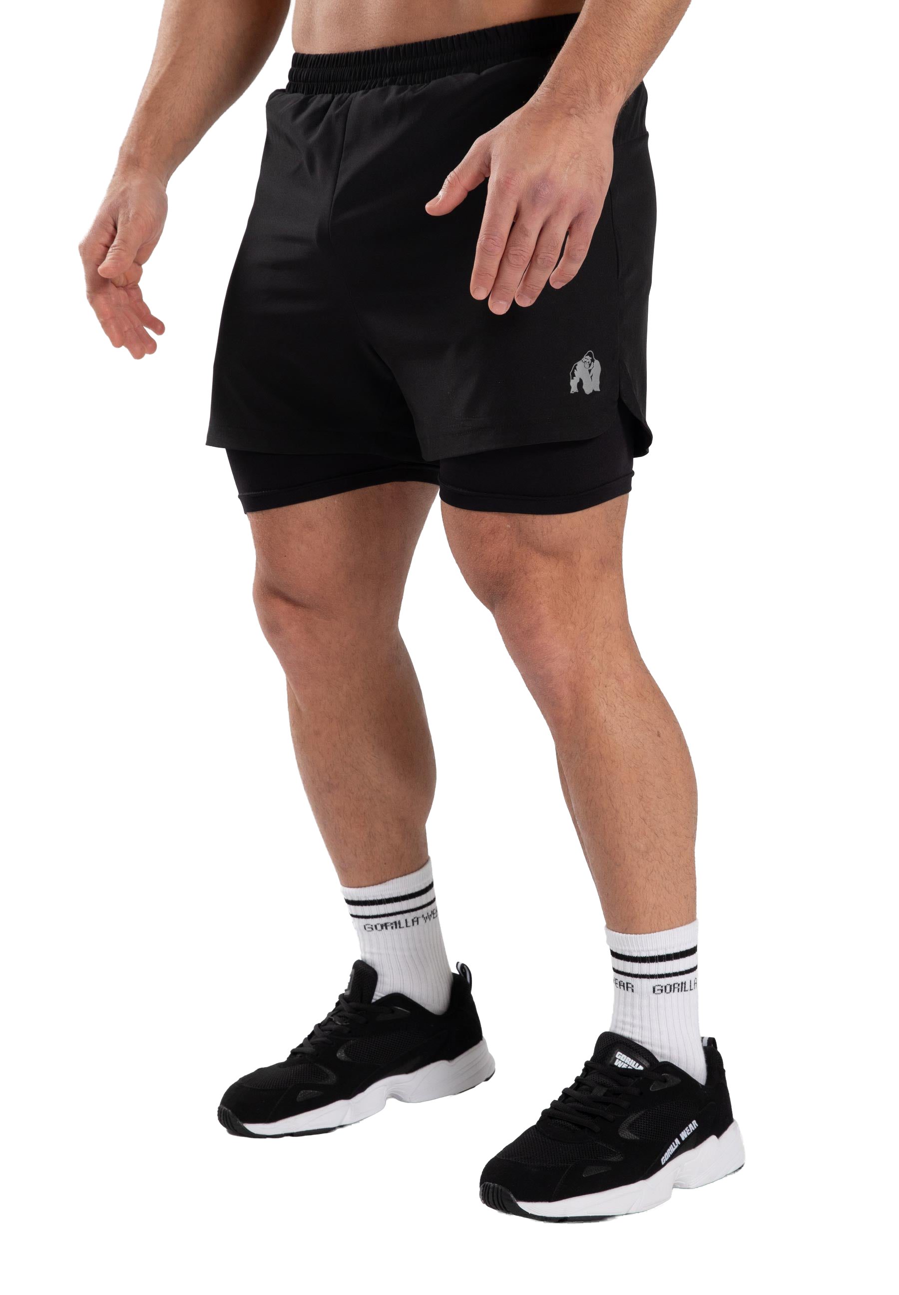 Cortez 2-in-1 Shorts - Black