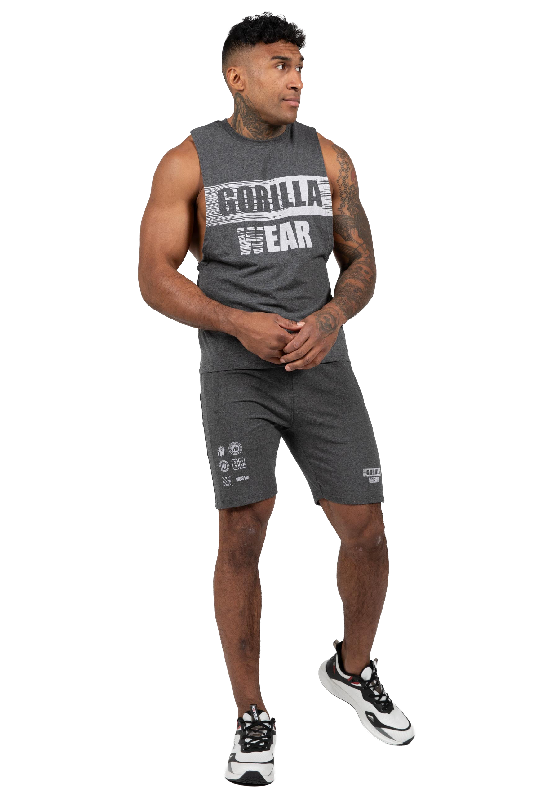 Lopez Shorts-Dark Grey Melange