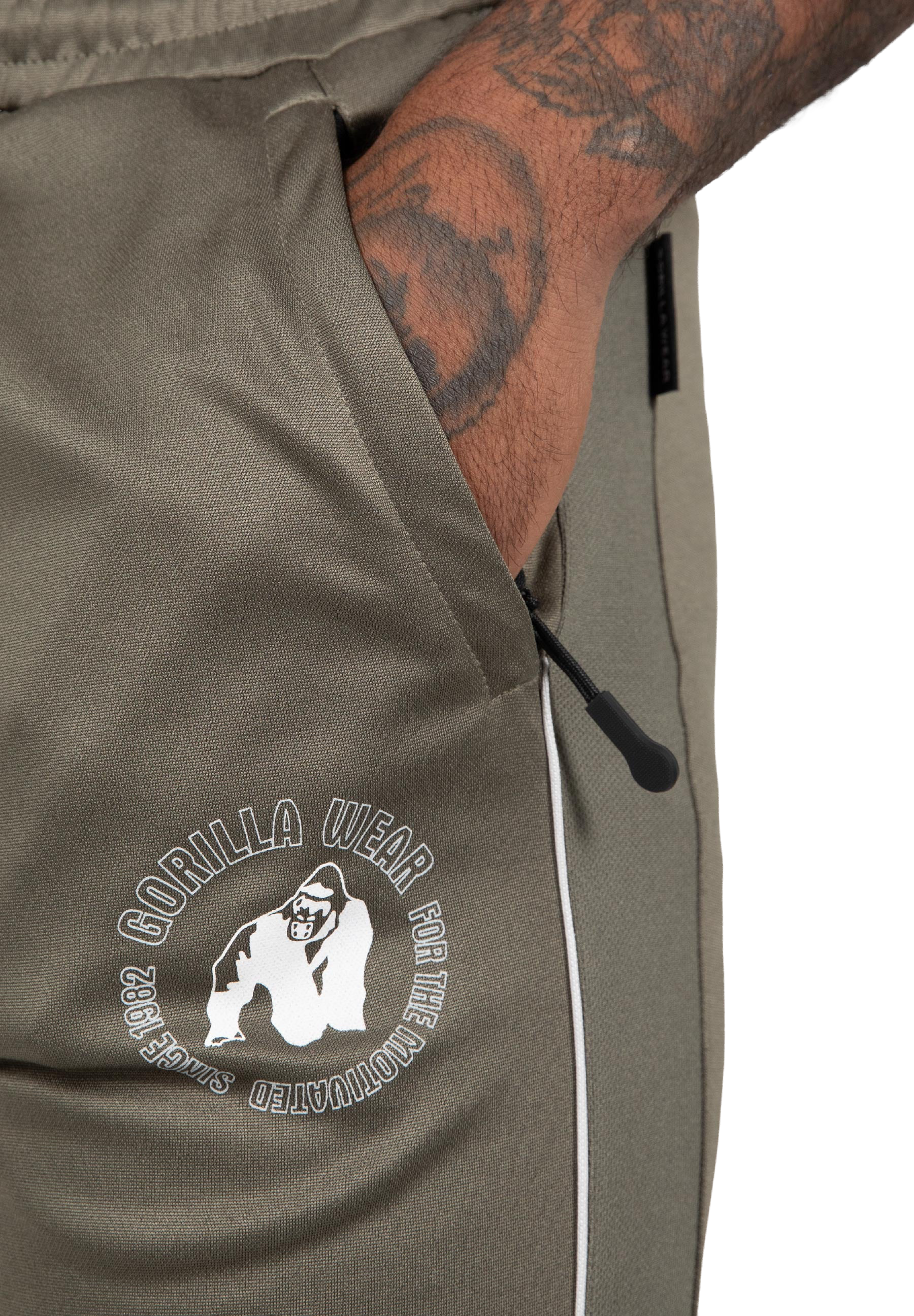 Broxton Track Pants-Army Green
