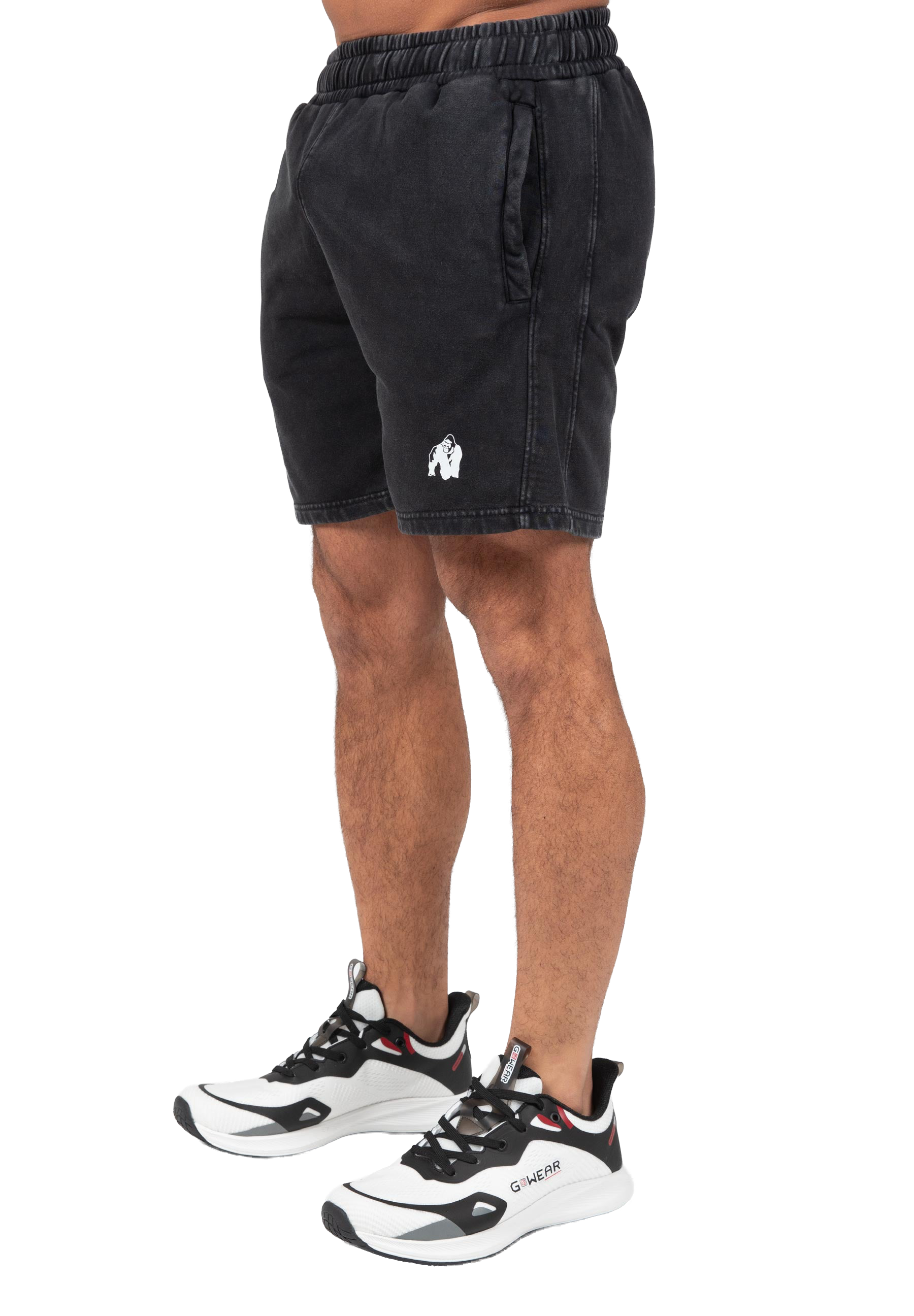 Curtis Sweatshorts-Washed Gray