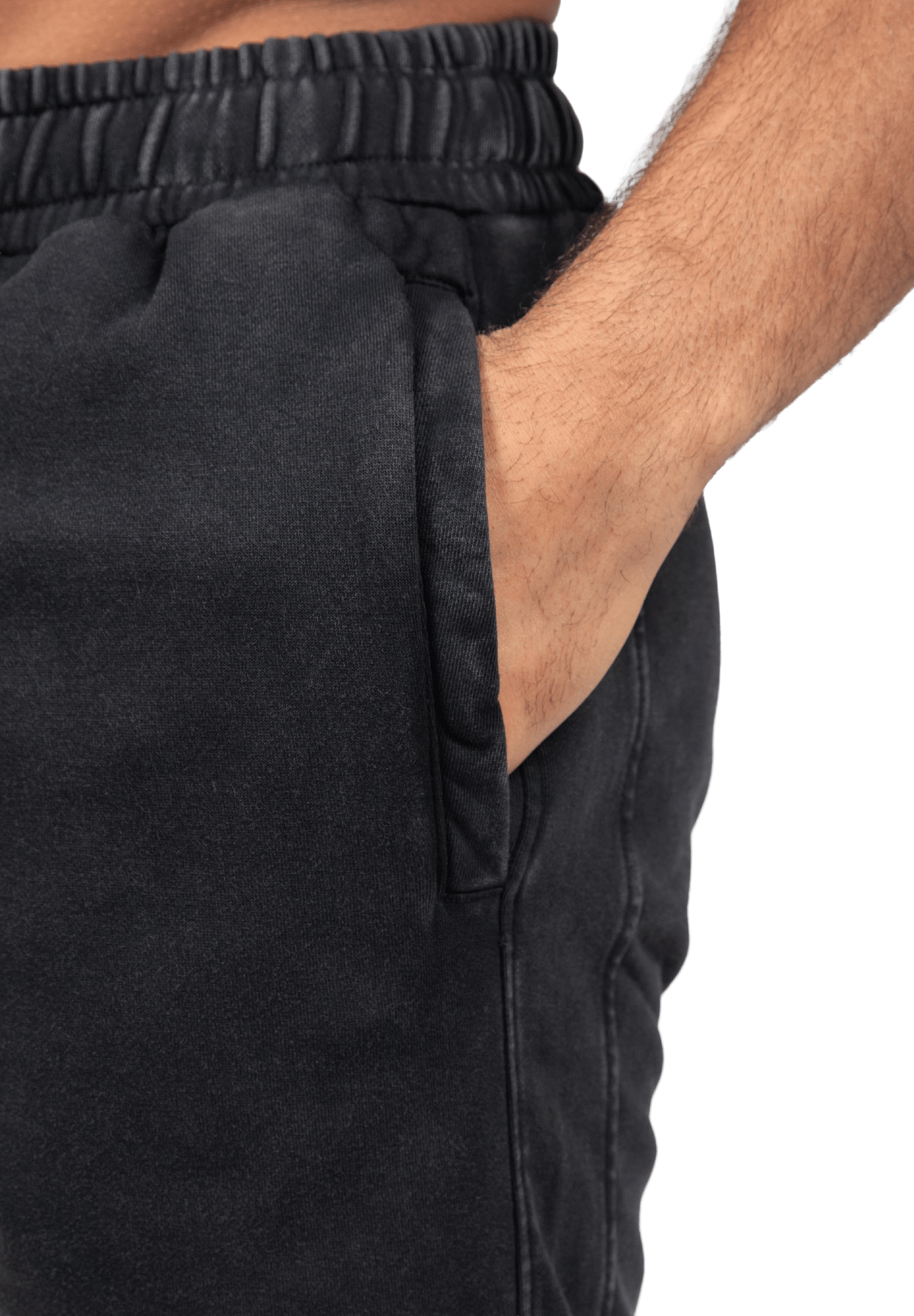 Curtis Sweatshorts-Washed Gray
