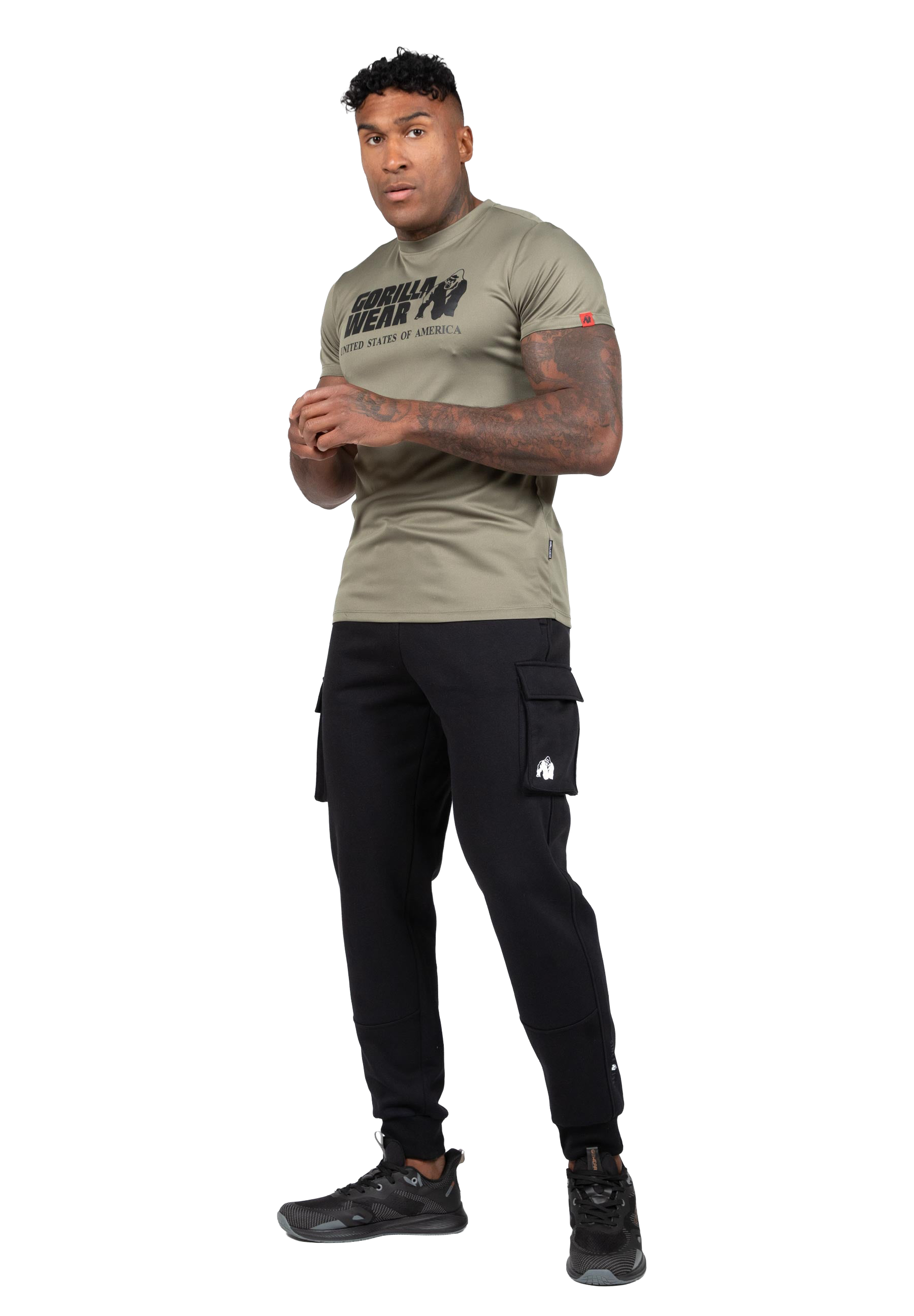 HUDSON CARGO SWEATPANTS-Black