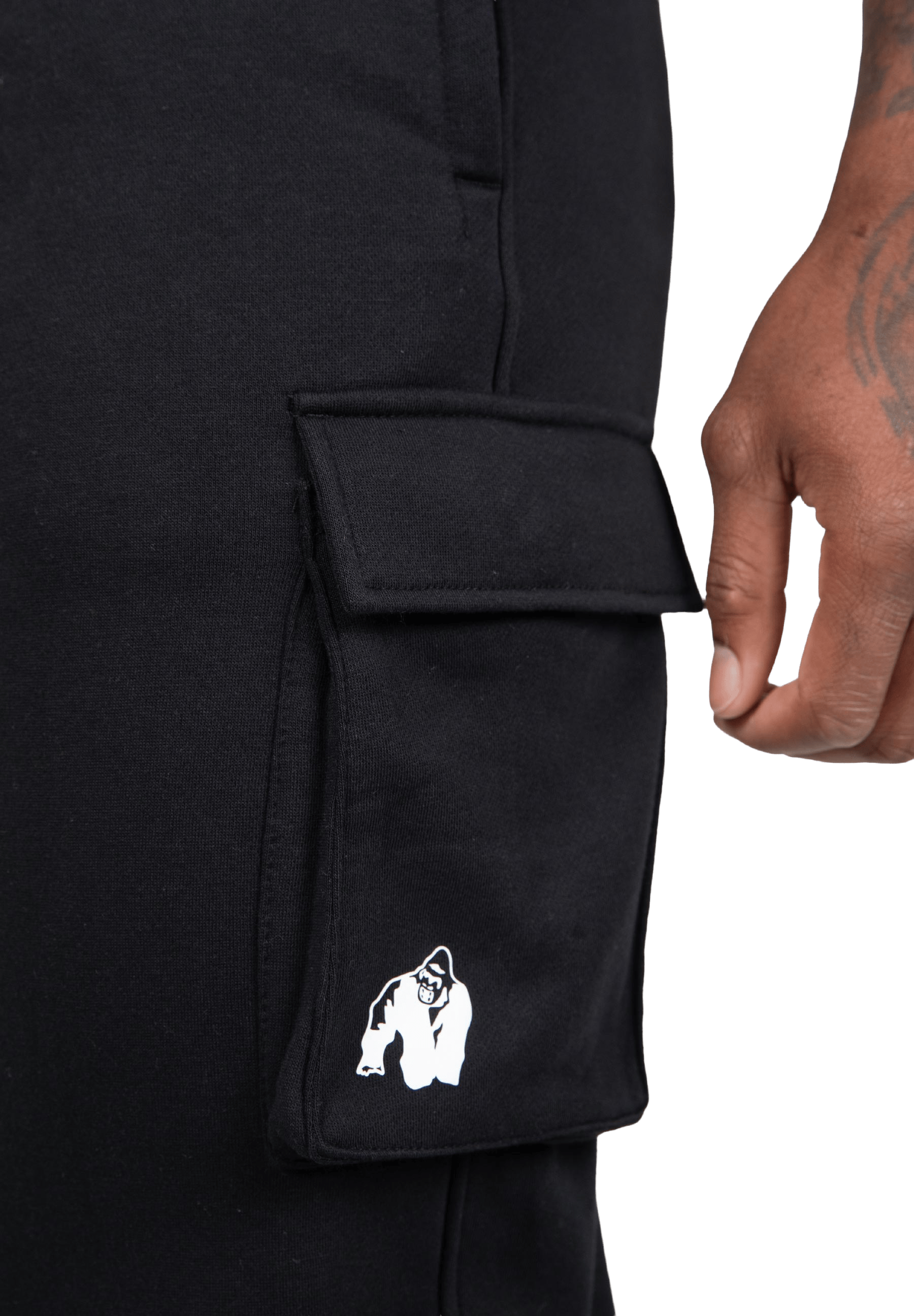 HUDSON CARGO SWEATPANTS-Black