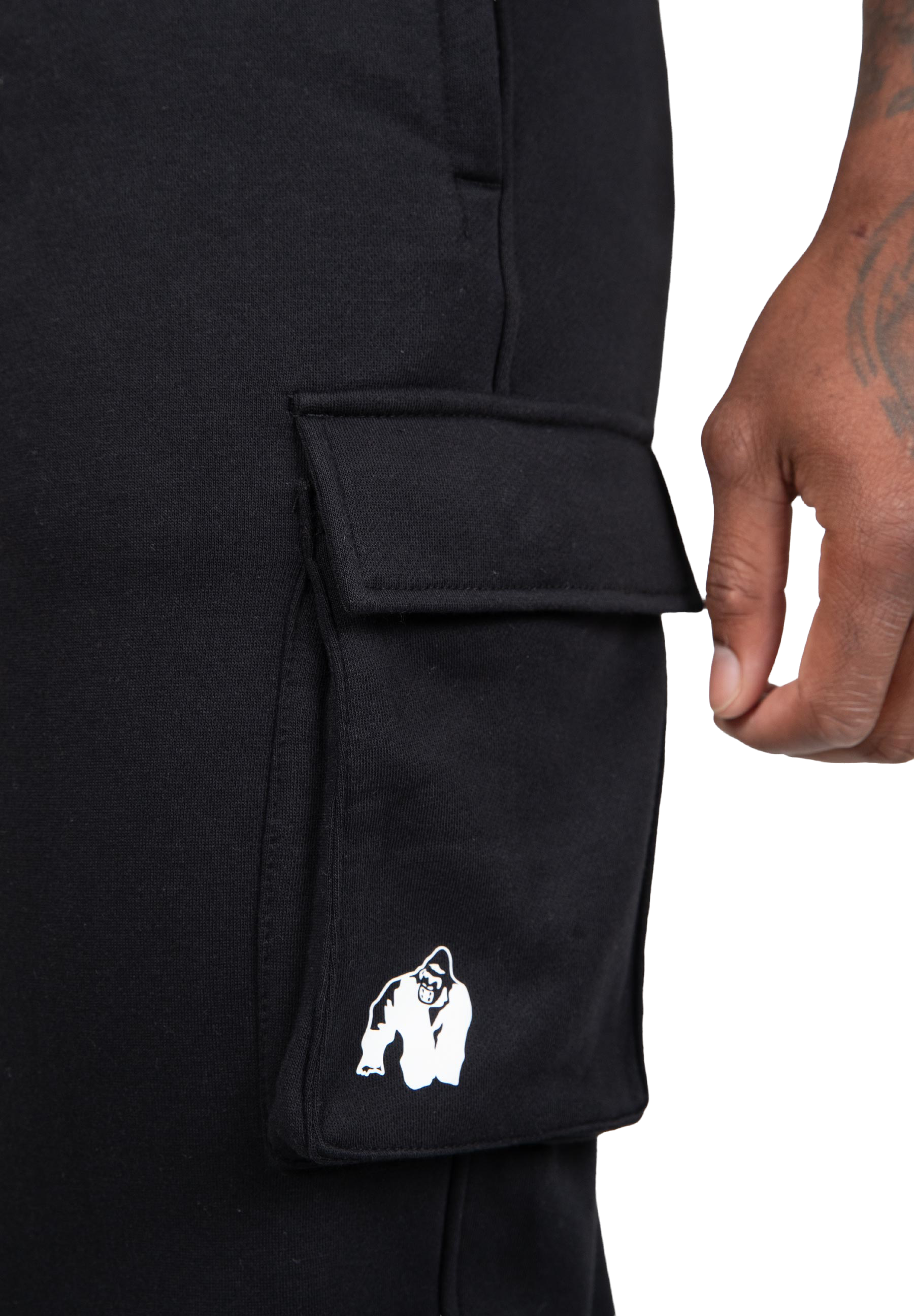 HUDSON CARGO SWEATPANTS-Black
