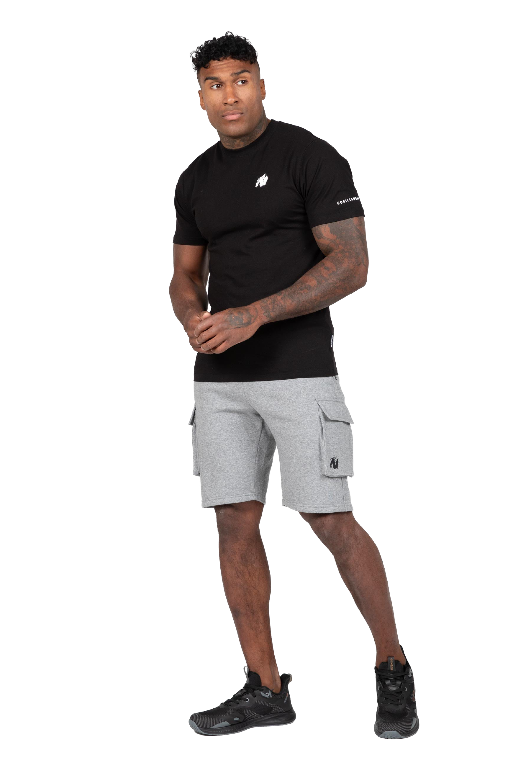 Hudson Cargo Sweat Shorts - Gray
