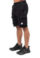 Hudson Cargo Sweat Shorts-Black