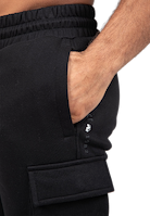 Hudson Cargo Sweat Shorts-Black