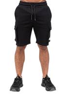 Hudson Cargo Sweat Shorts-Black