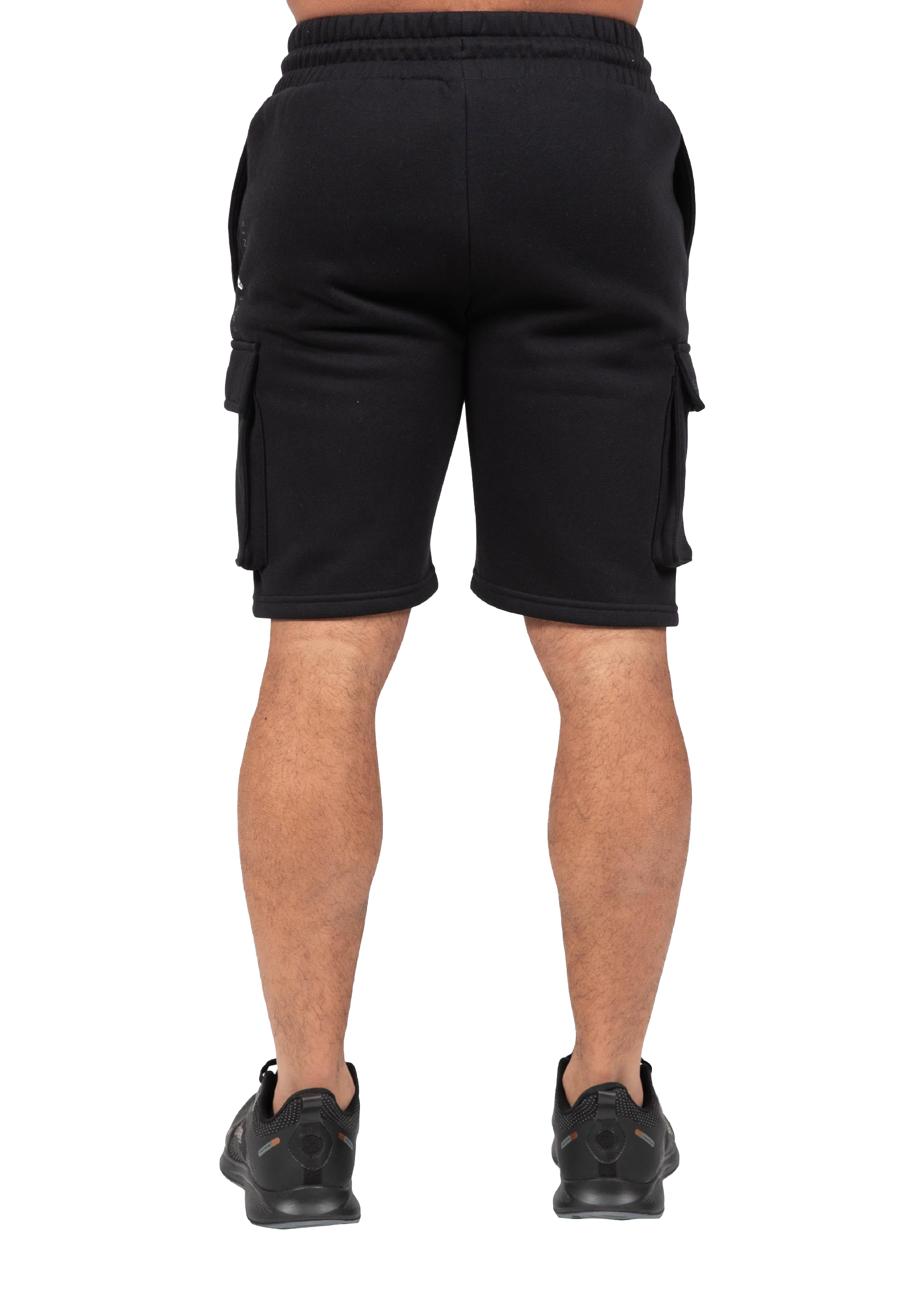 Hudson Cargo Sweat Shorts-Black