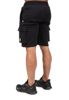 Hudson Cargo Sweat Shorts-Black