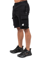 Hudson Cargo Sweat Shorts-Black