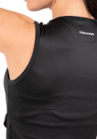 Estelle Twisted Crop Top - Black