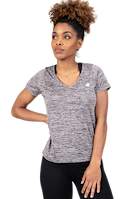 Elmira V-Neck T-Shirt - Gray Melange