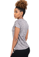 Elmira V-Neck T-Shirt - Gray Melange