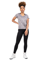 Elmira V-Neck T-Shirt - Gray Melange