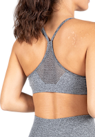 Quincy Seamless Sport Bra - Gray Melange