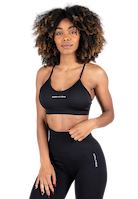 Quincy Seamless Sport Bra - Black