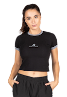 New Orleans Cropped T-shirt - Black