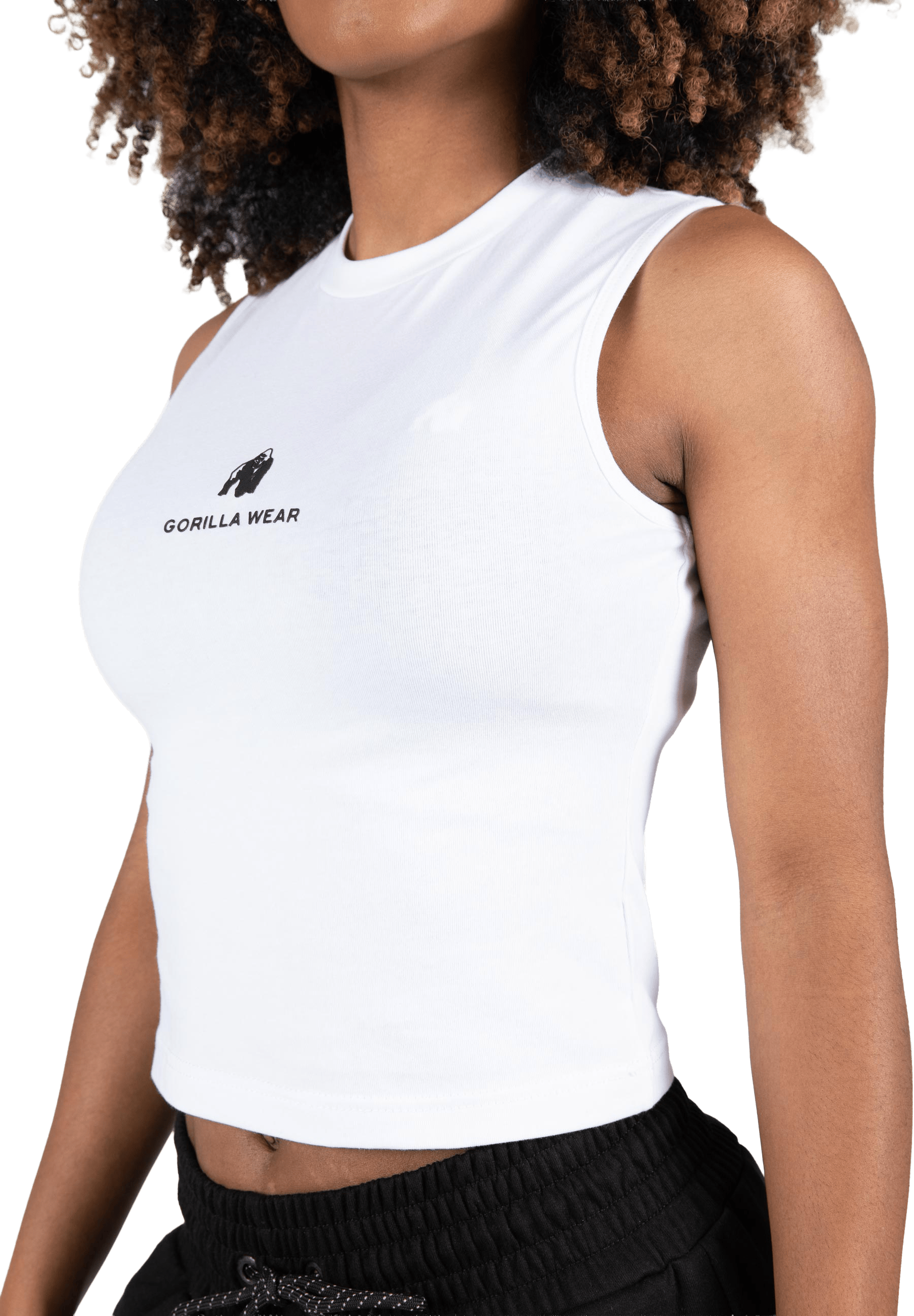 Livonia Crop Top - White