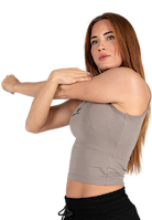 Livonia Crop Top - Beige