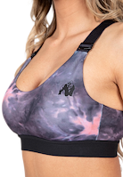 Colby Sports Bra - Gray/Pink