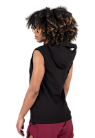 Virginia Sleeveless Hoodie - Black