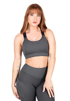 Monroe Sports Bra - Gray