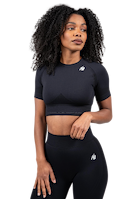 Whitney Seamless Crop Top - Black