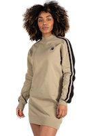 Isabella Sweatshirt Dress - Beige
