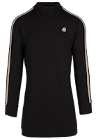 Isabella Sweatshirt Dress - Black