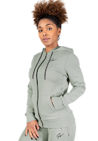 Pixley Zipped Hoodie - Light Green