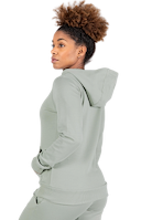 Pixley Zipped Hoodie - Light Green