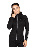 Marion Zipped Hoodie - Black