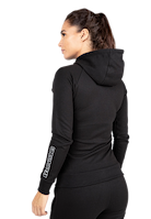 Marion Zipped Hoodie - Black