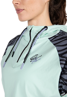 Zion Cropped Hoodie - Mint Green