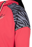Zion Cropped Hoodie - Red