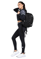 Zion Cropped Hoodie - Black