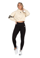 Tracey Cropped Hoodie - Beige