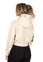 Tracey Cropped Hoodie - Beige